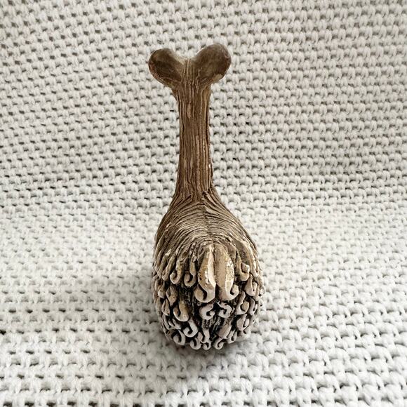 Artesania Rinconada Vicunia Llama Long Neck Painted Fur Figurine 5.5" Statue Vtg - Picture 4 of 5